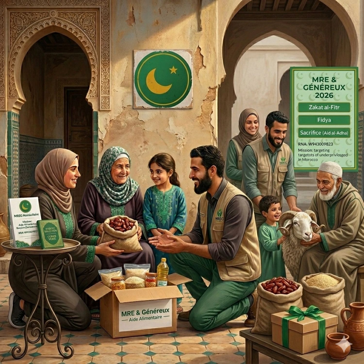 Bénévoles MRE & Généreux sur le terrain au Maroc