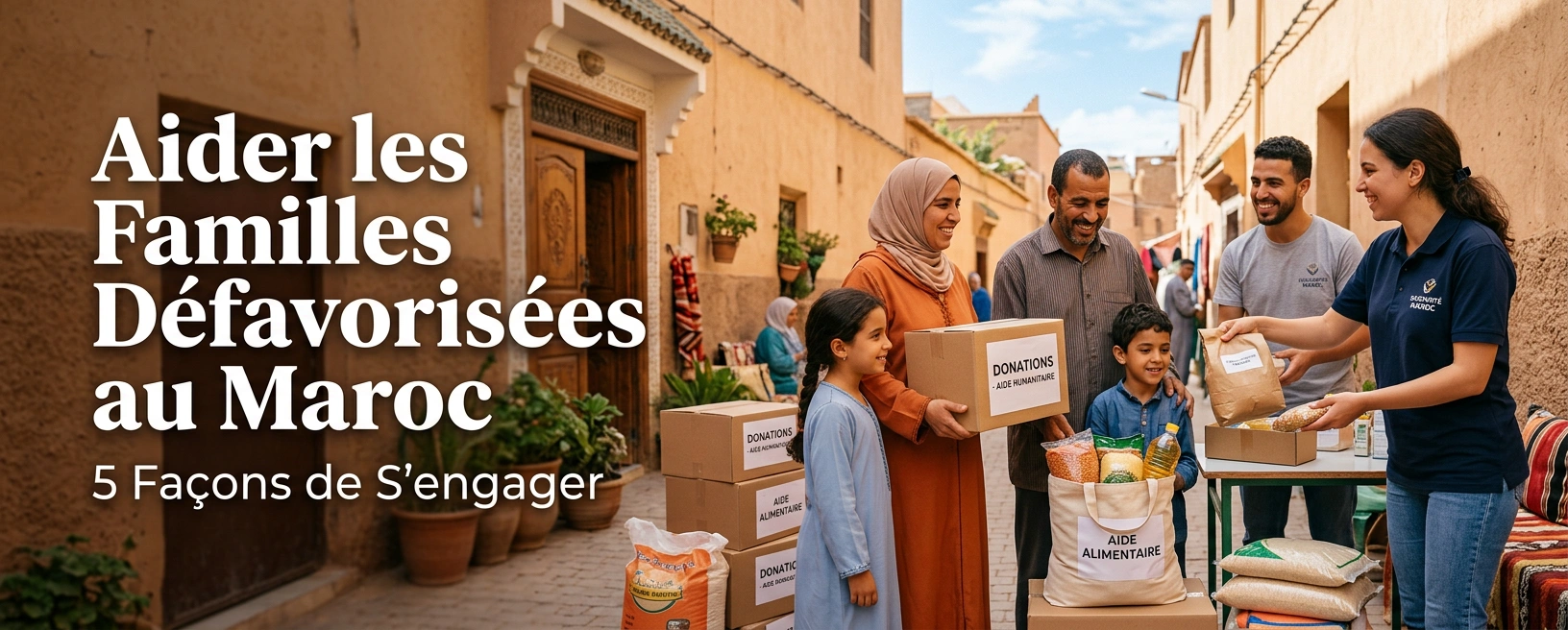 Aider les familles défavorisées au Maroc — MRE & Généreux