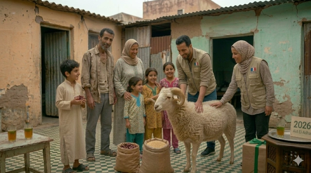 Eid Al Adha 2026 offer sheep to family