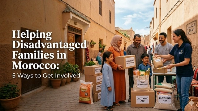 Helping disadvantaged families Morocco